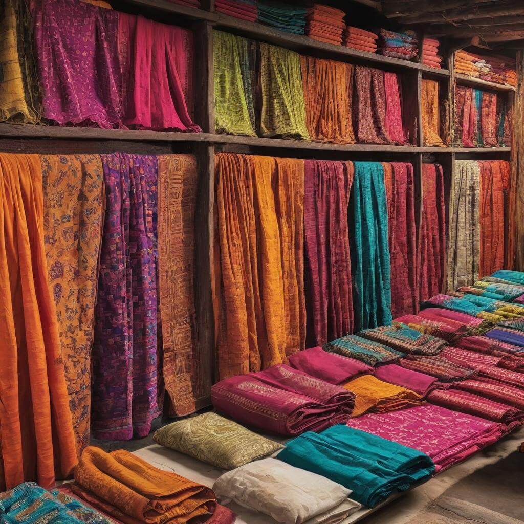 Traditional Indian textiles and dyes